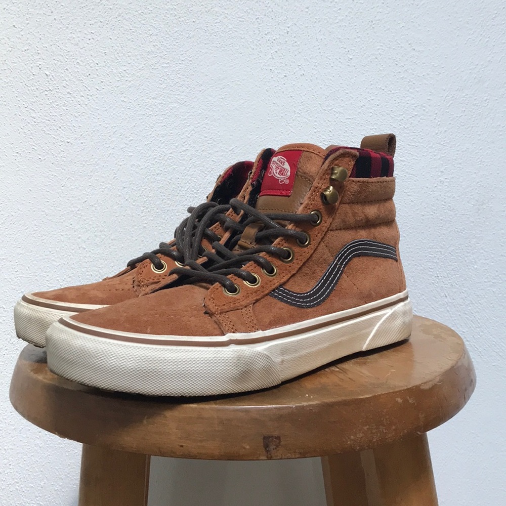 scotchgard plaid lined vans
